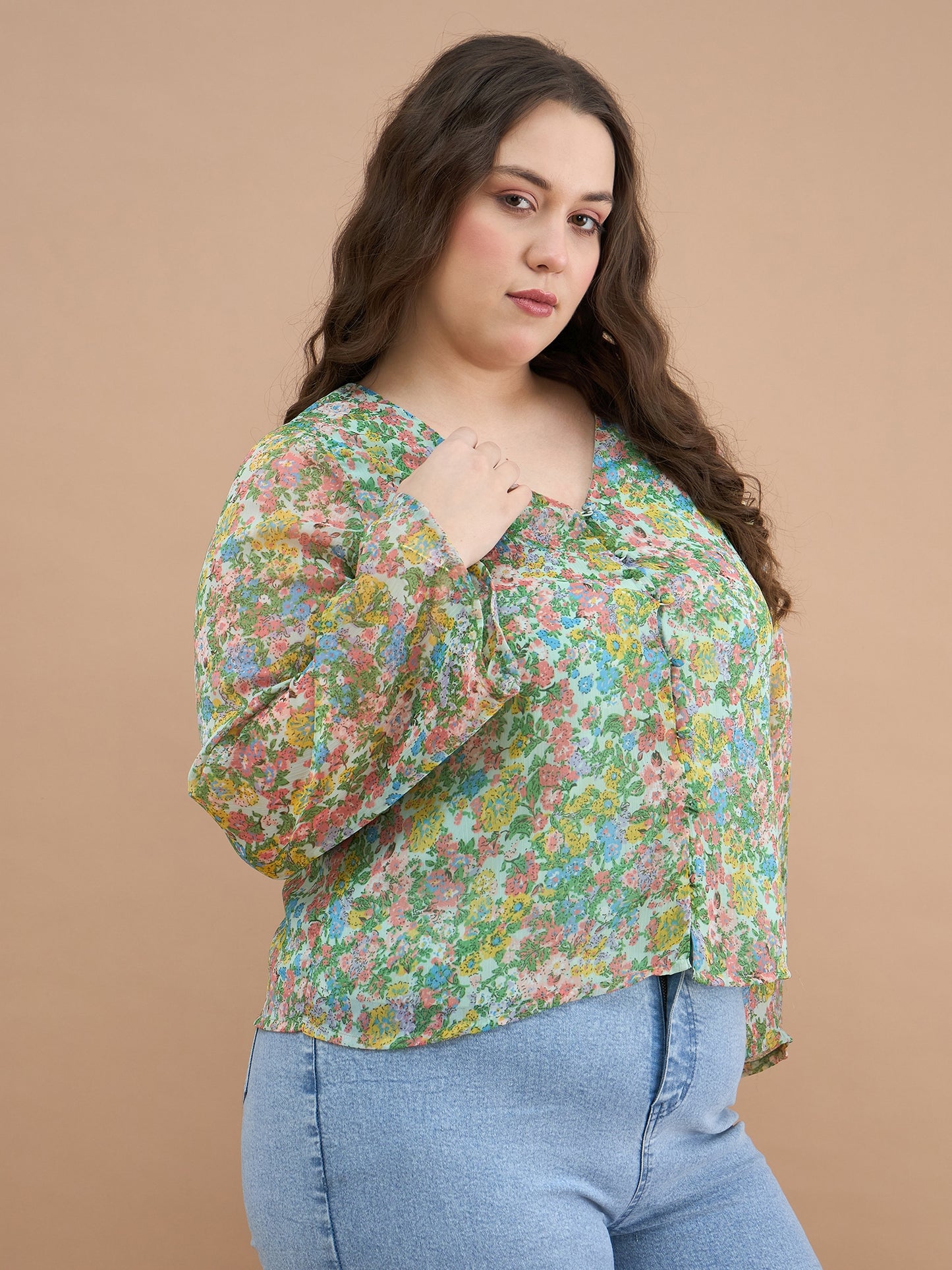 Bell Sleeve Top