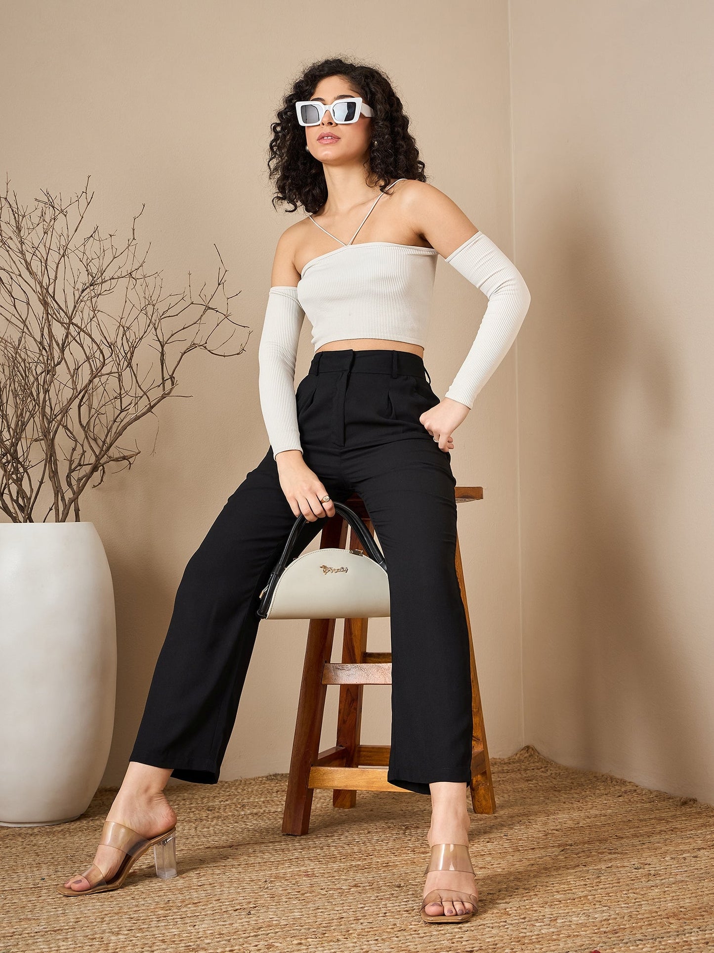 Shop Stylish & Trendy Pleated Formal Trouser Online - Kibo