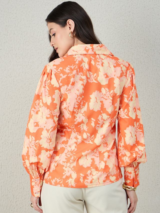 CRYSTAL BUTTON DUSK SHIRT