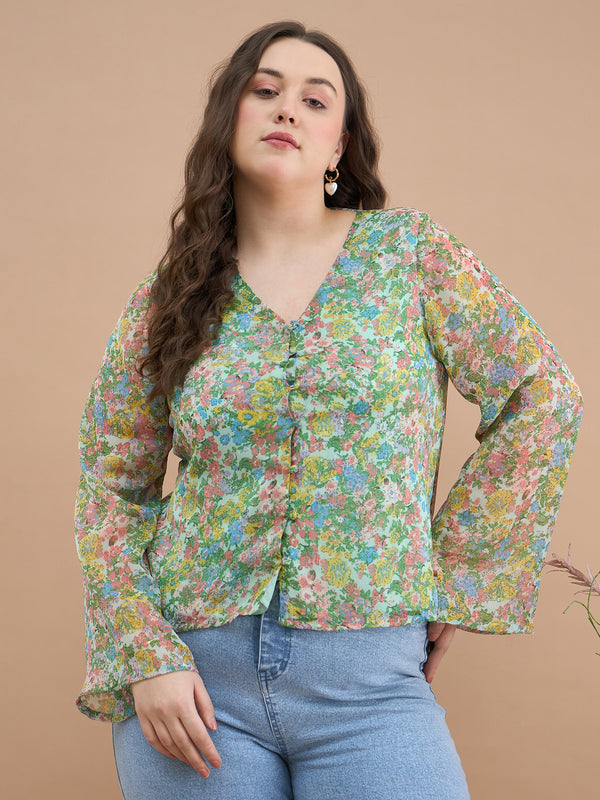 Bell Sleeve Top