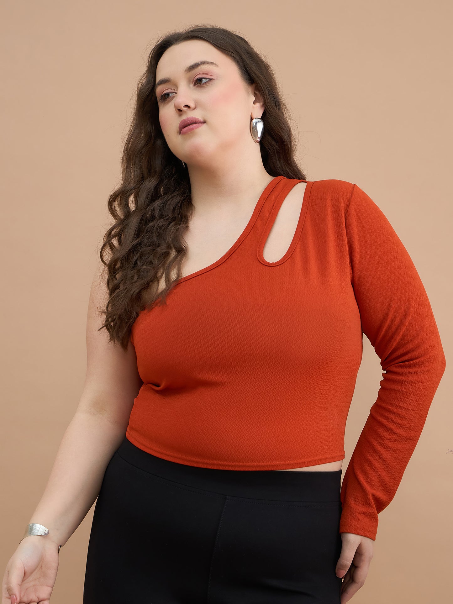 Asymmetrical Neckline Top