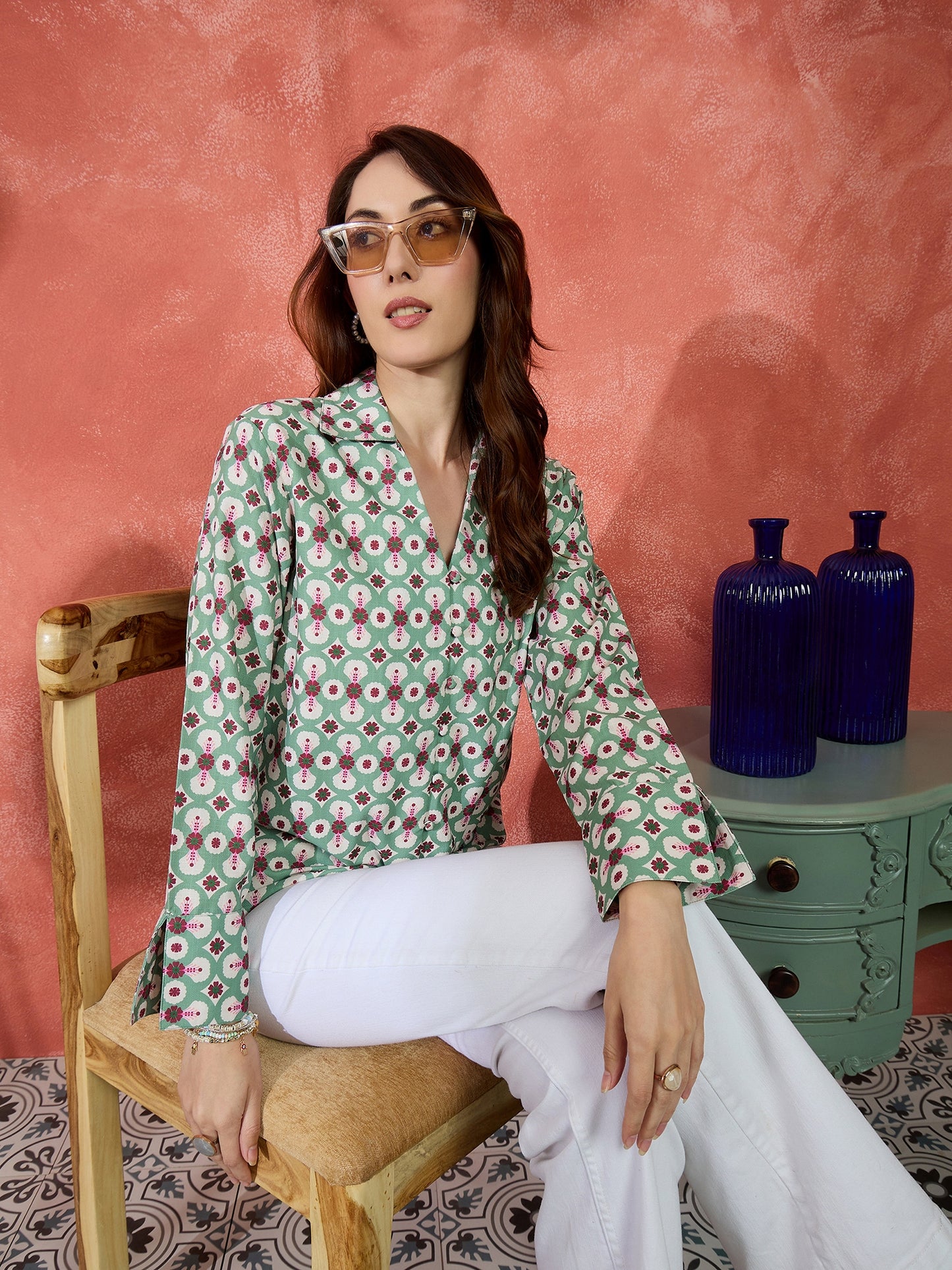 Fusion Buttoned Shirt