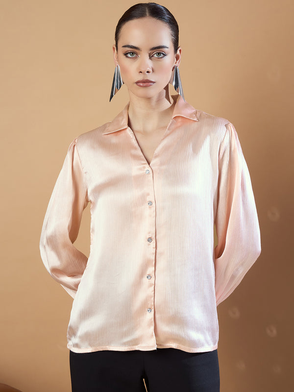 Crystal Satin Shirt
