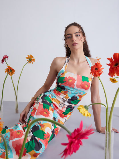 Nile Halter Neck Bodycon Dress