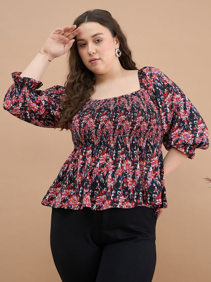 Smoked Peplum Top