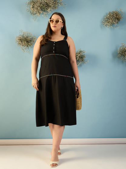 Tiered Midi Dress
