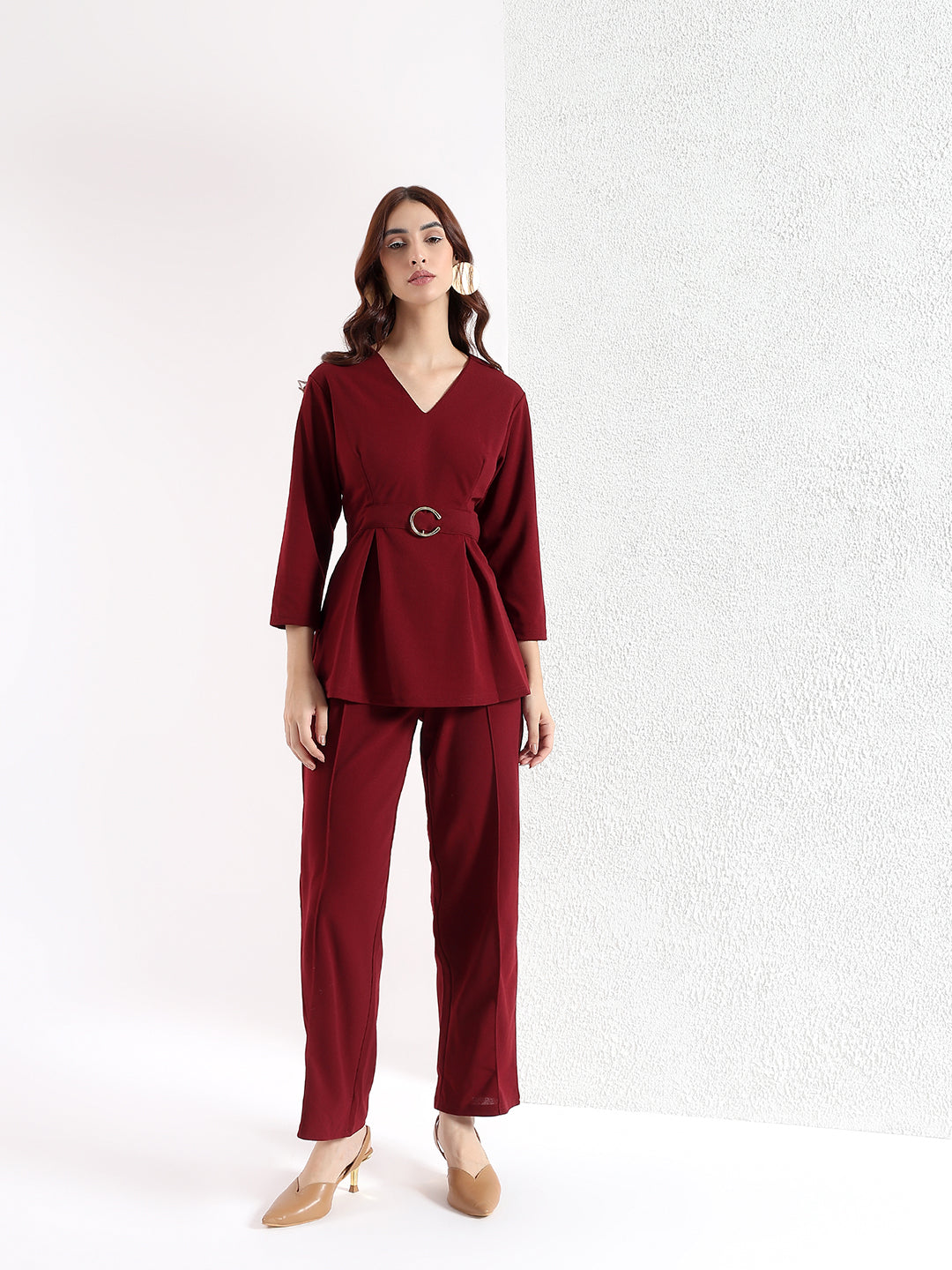 WAIST BELTED CO-ORD SET