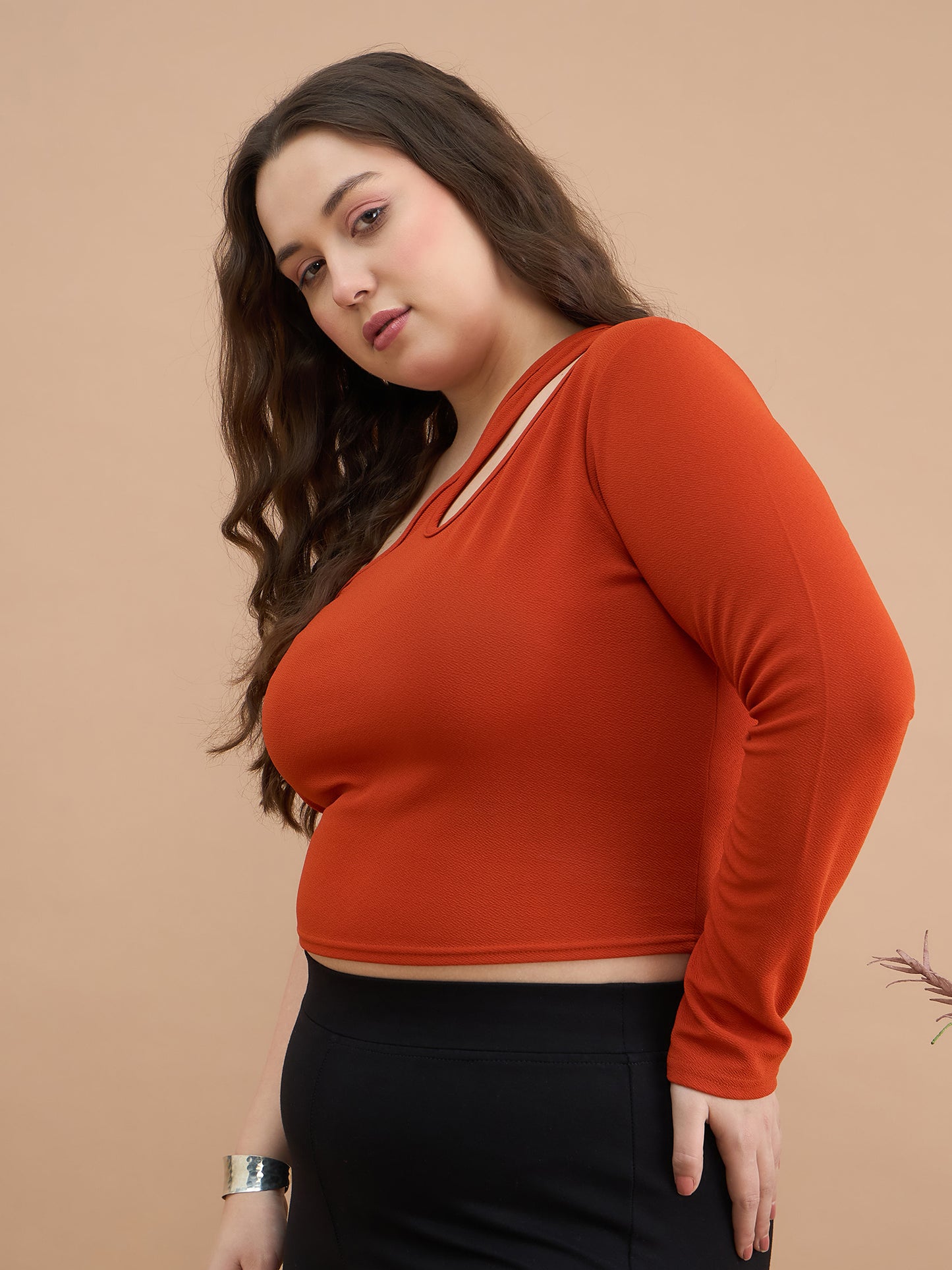 Asymmetrical Neckline Top