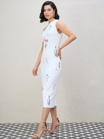 ONE SHOULDER DROP DRESS