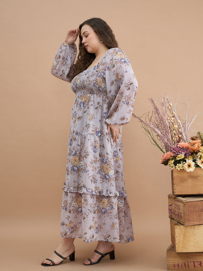 Tiered maxi dress