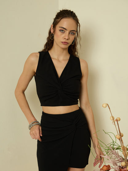 Hyper Texture Twist Knot Top