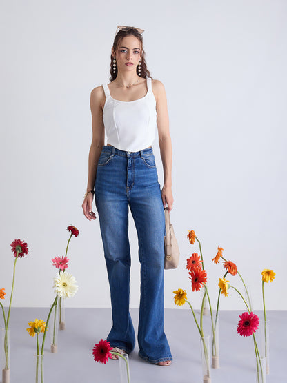 Ruched Strap Corset Top