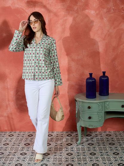 Fusion Buttoned Shirt