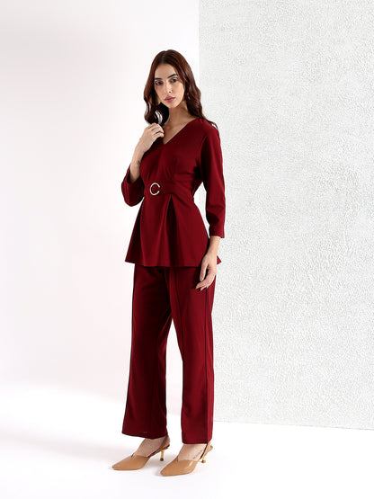 WAIST BELTED CO-ORD SET