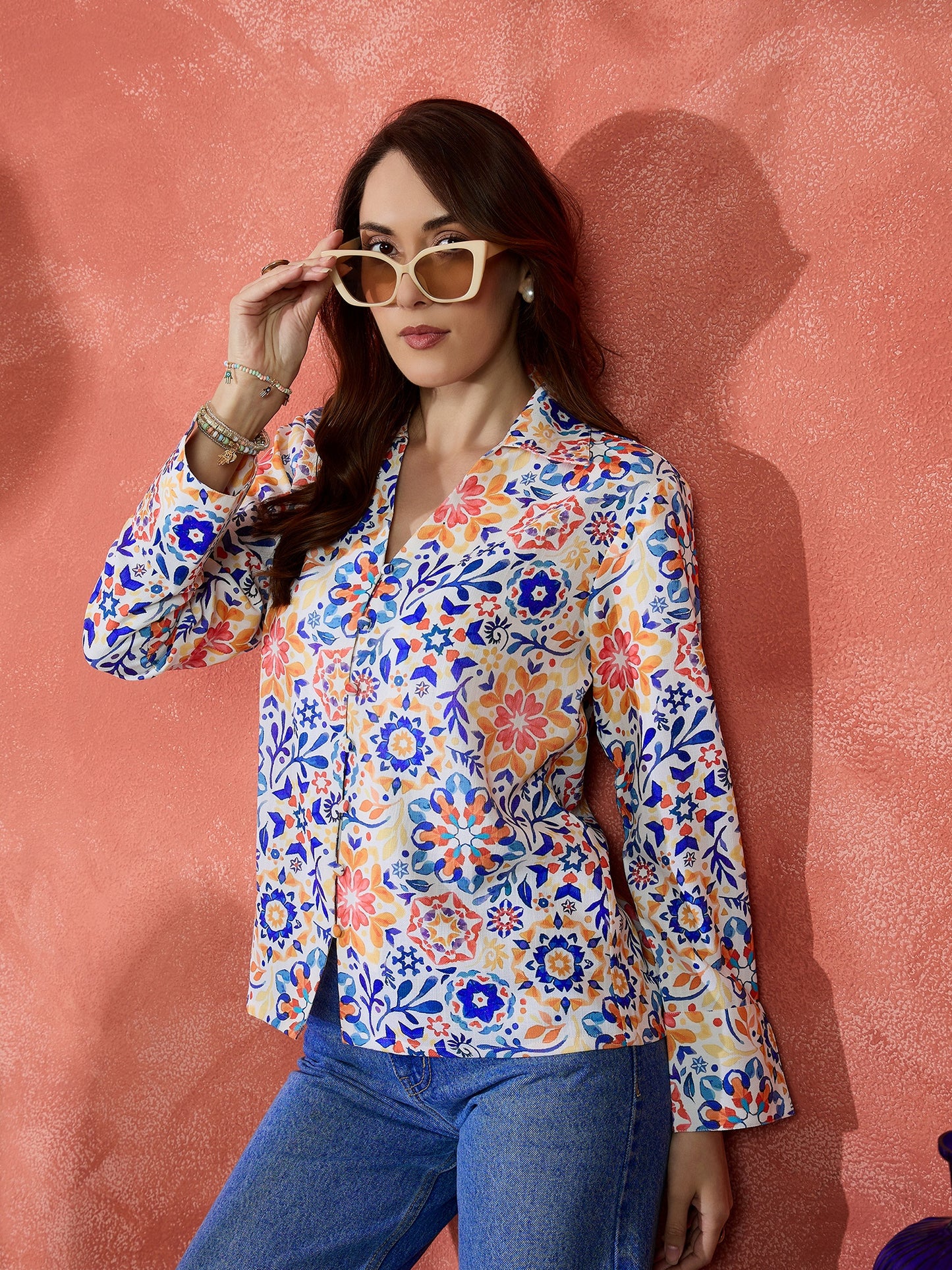 Fusion Buttoned Shirt