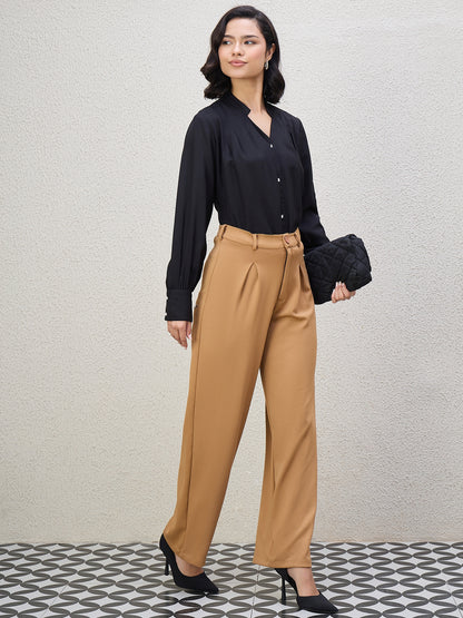 SOLID DIAMOND  BUTTON SHIRT