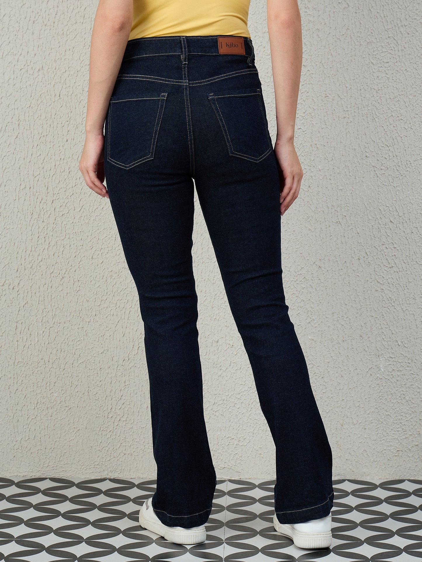 HIGH RISE BOOTCUT JEANS