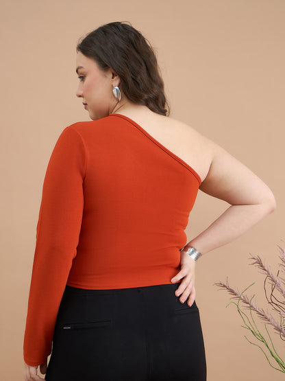 Asymmetrical Neckline Top