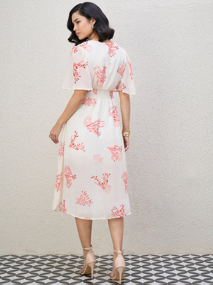 FLORAL MIDI DRESS