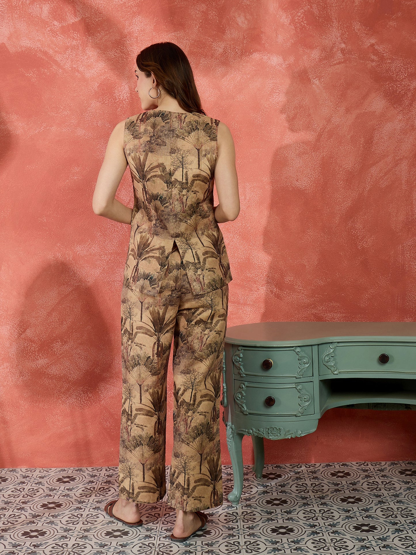 Longline Waistcoat Co-ord Set