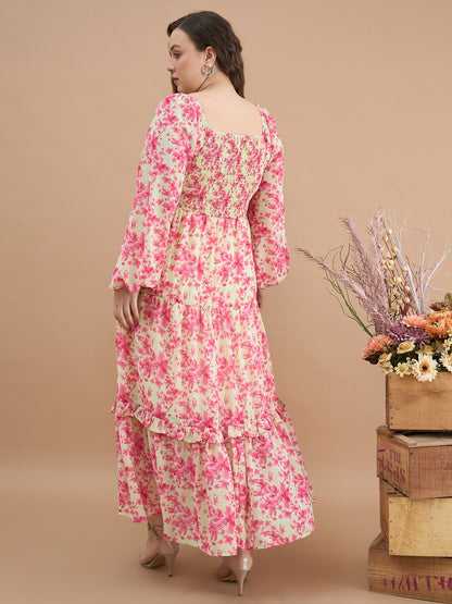 Tiered maxi dress