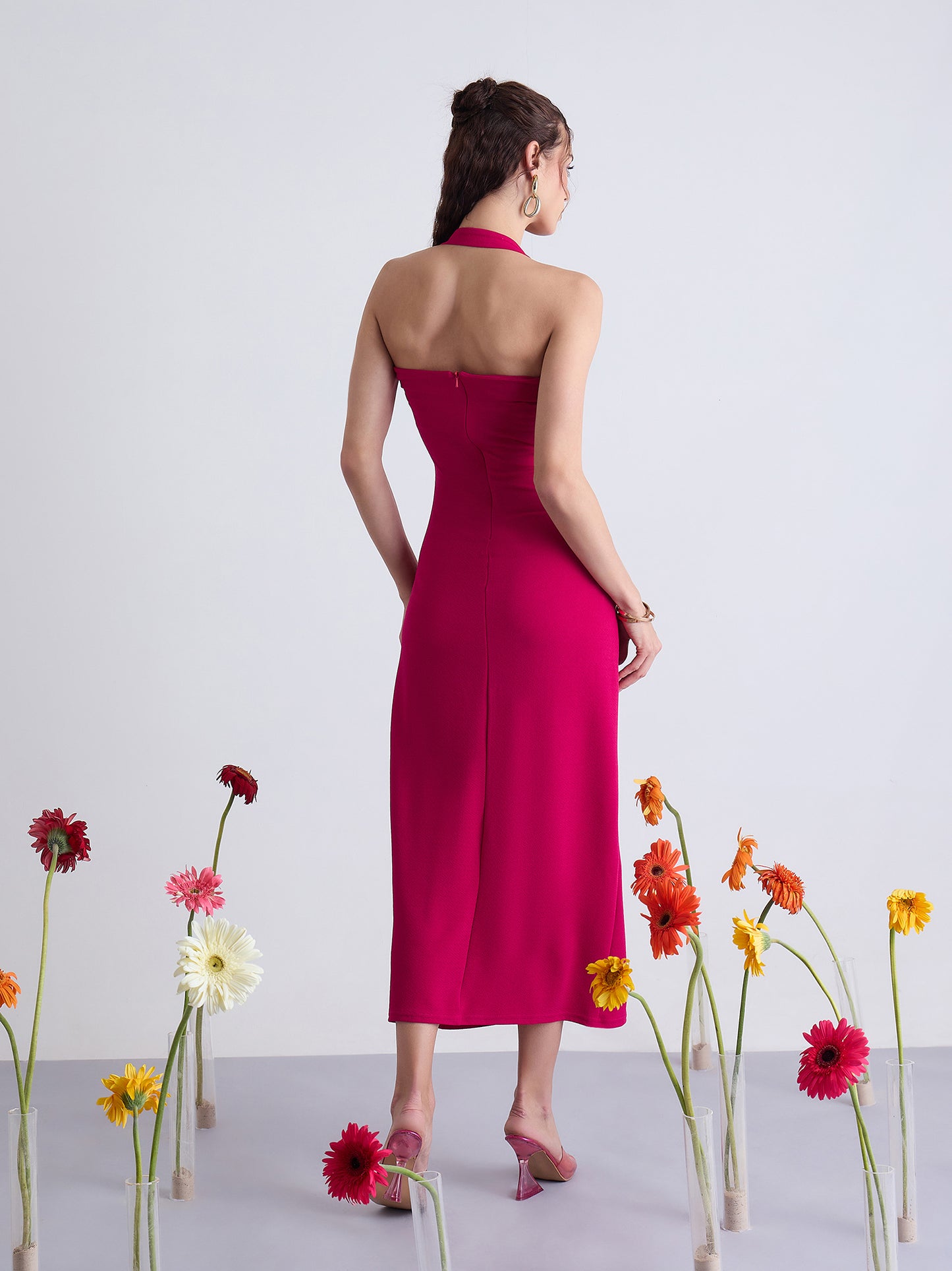 Nile Halter Neck Bodycon Dress