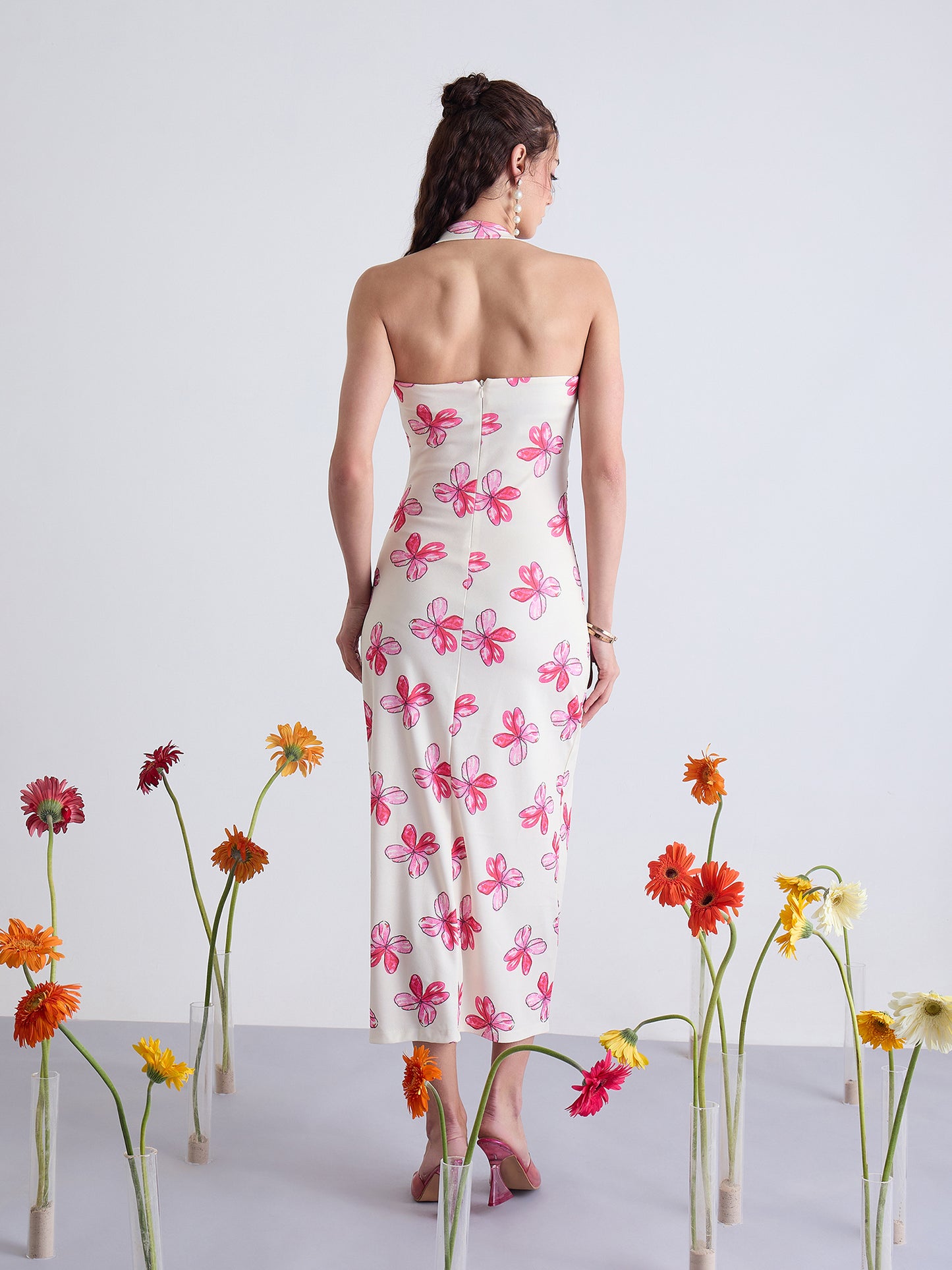 Nile Halter Neck Bodycon Dress