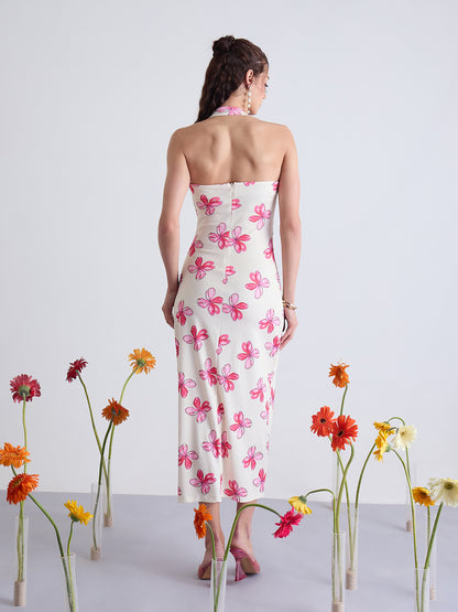 Nile Halter Neck Bodycon Dress