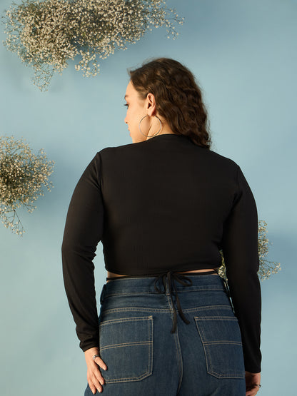 Tie up Waist Crop Top