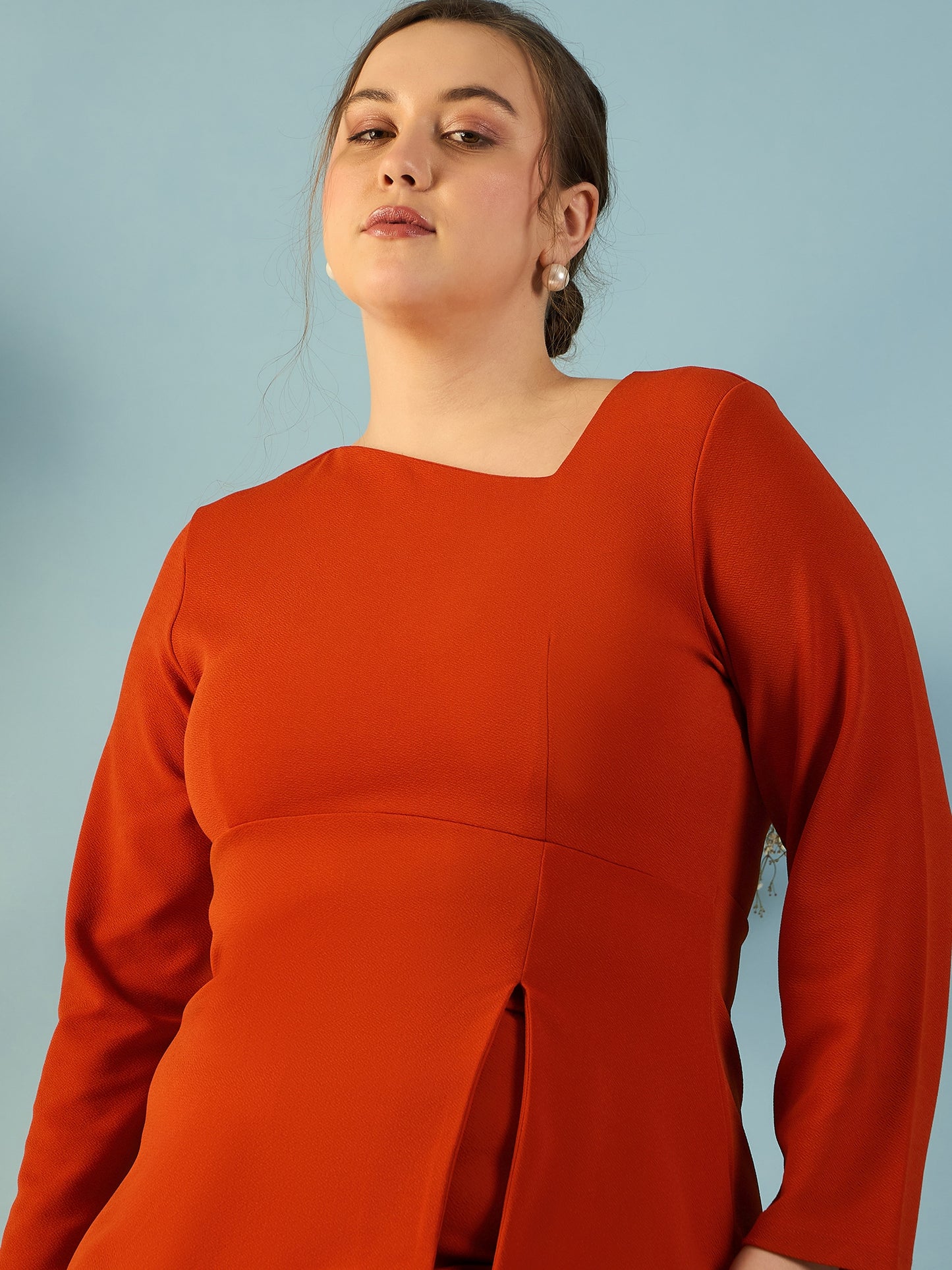 Asymmetrical Neck Co-ord Set