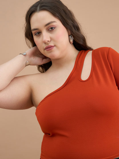 Asymmetrical Neckline Top