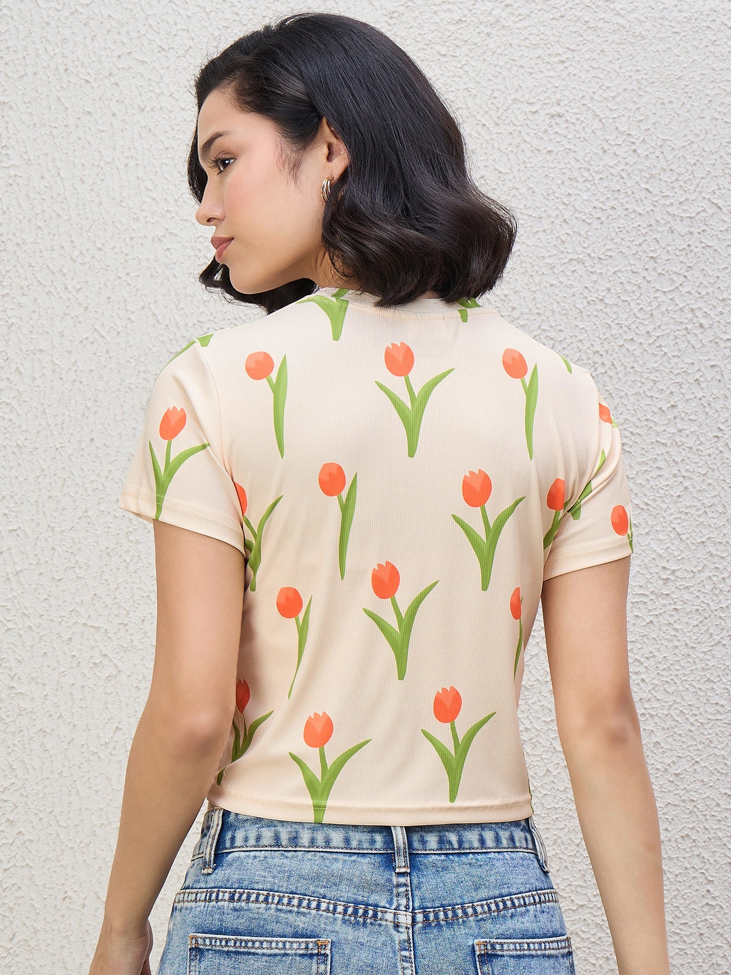 TULIP CROPPED T-SHIRT