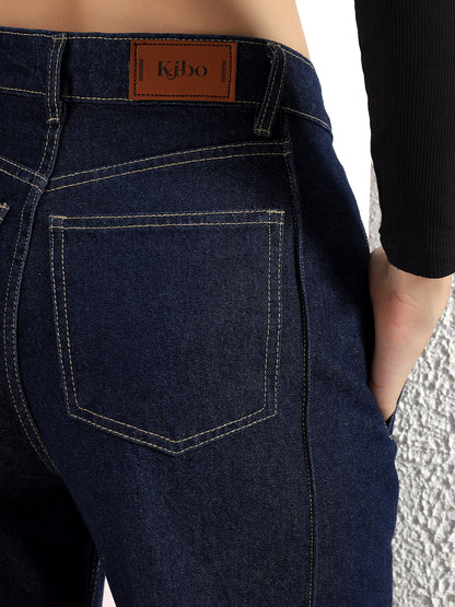 HIGH RISE WIDE LEG JEANS