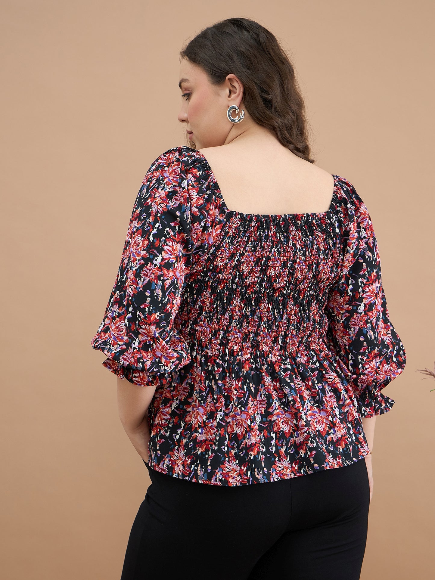 Smoked Peplum Top