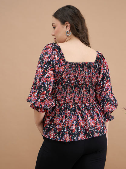 Smoked Peplum Top