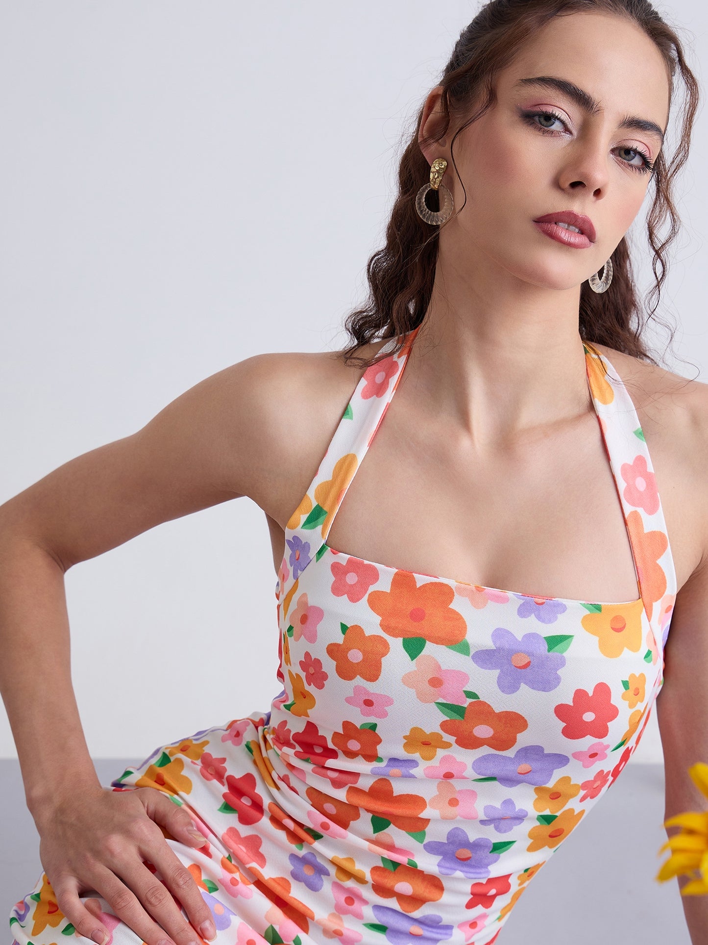 Nile Halter Neck Bodycon Dress