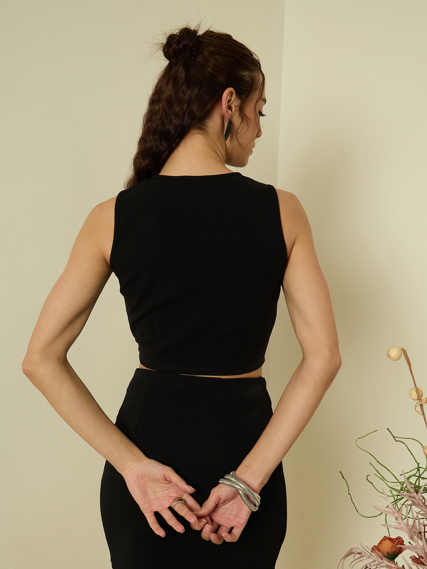 Hyper Texture Twist Knot Top