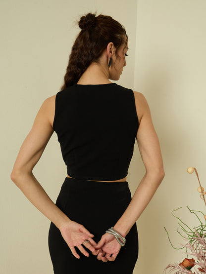 Hyper Texture Twist Knot Top