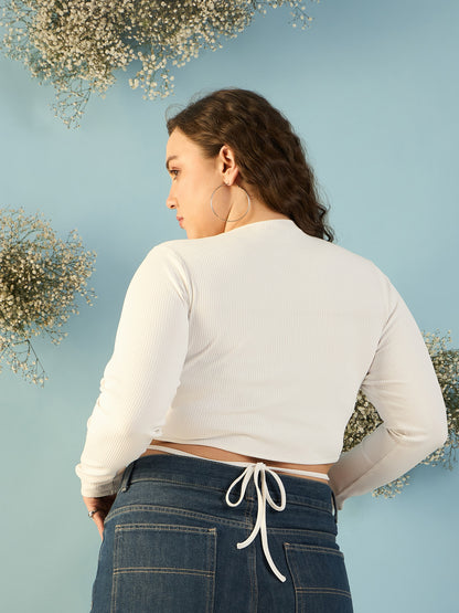 Tie up Waist Crop Top