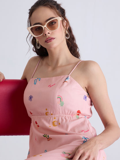 Lily Back Tie Midi Dress