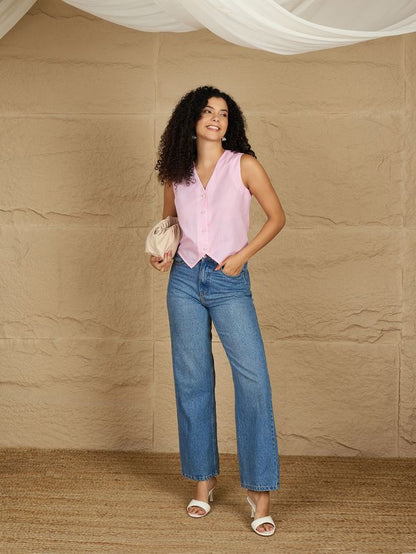 Stripes Waistcoat Top