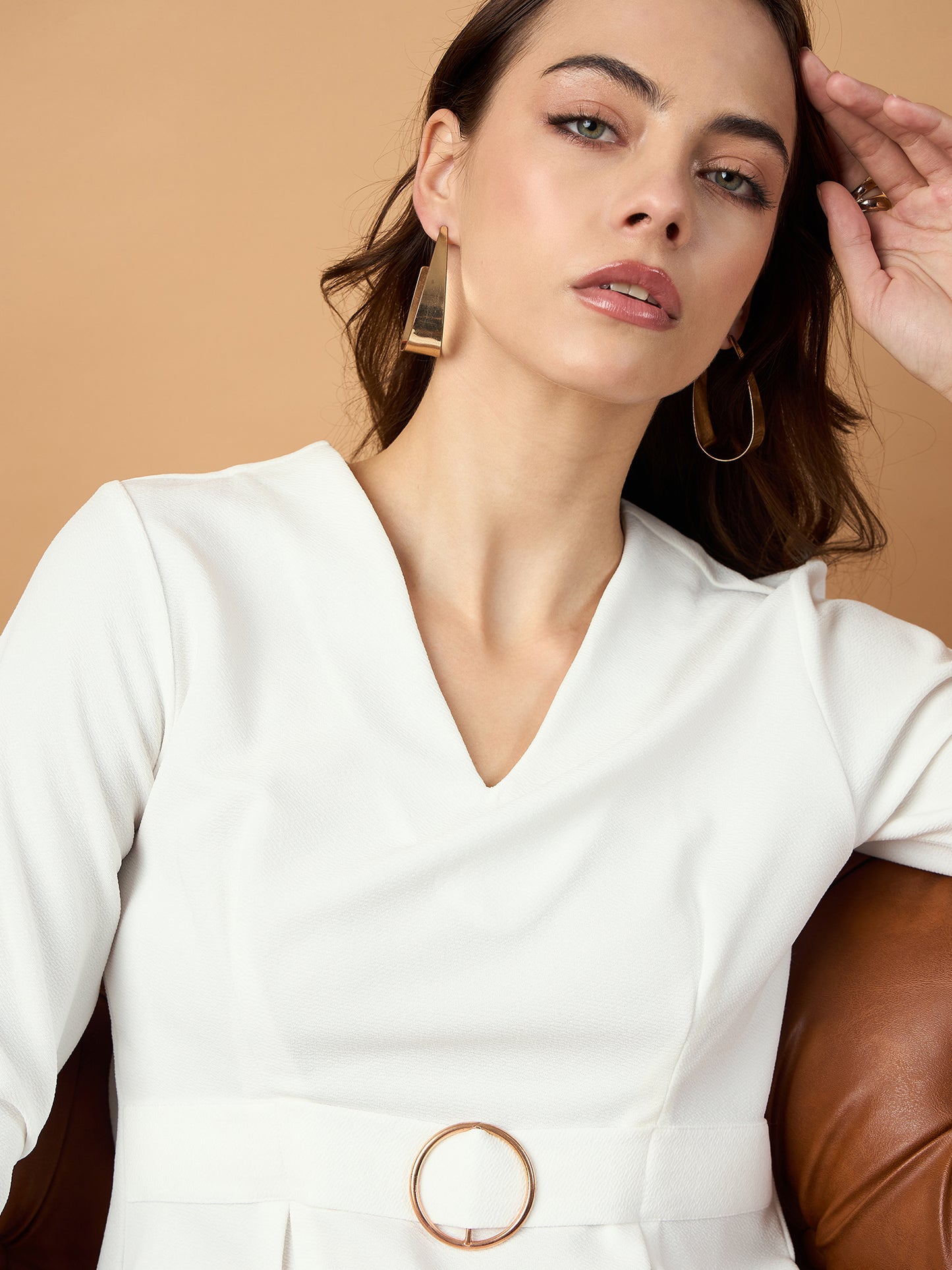 Solid Peplum Co-ords