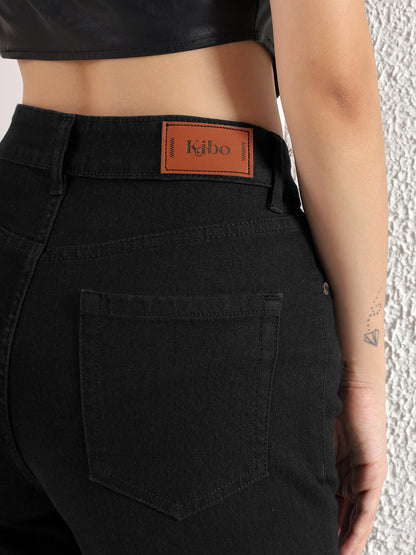 STRAIGHT WIDE LEG JEANS