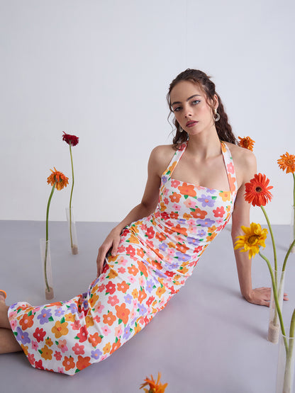 Nile Halter Neck Bodycon Dress