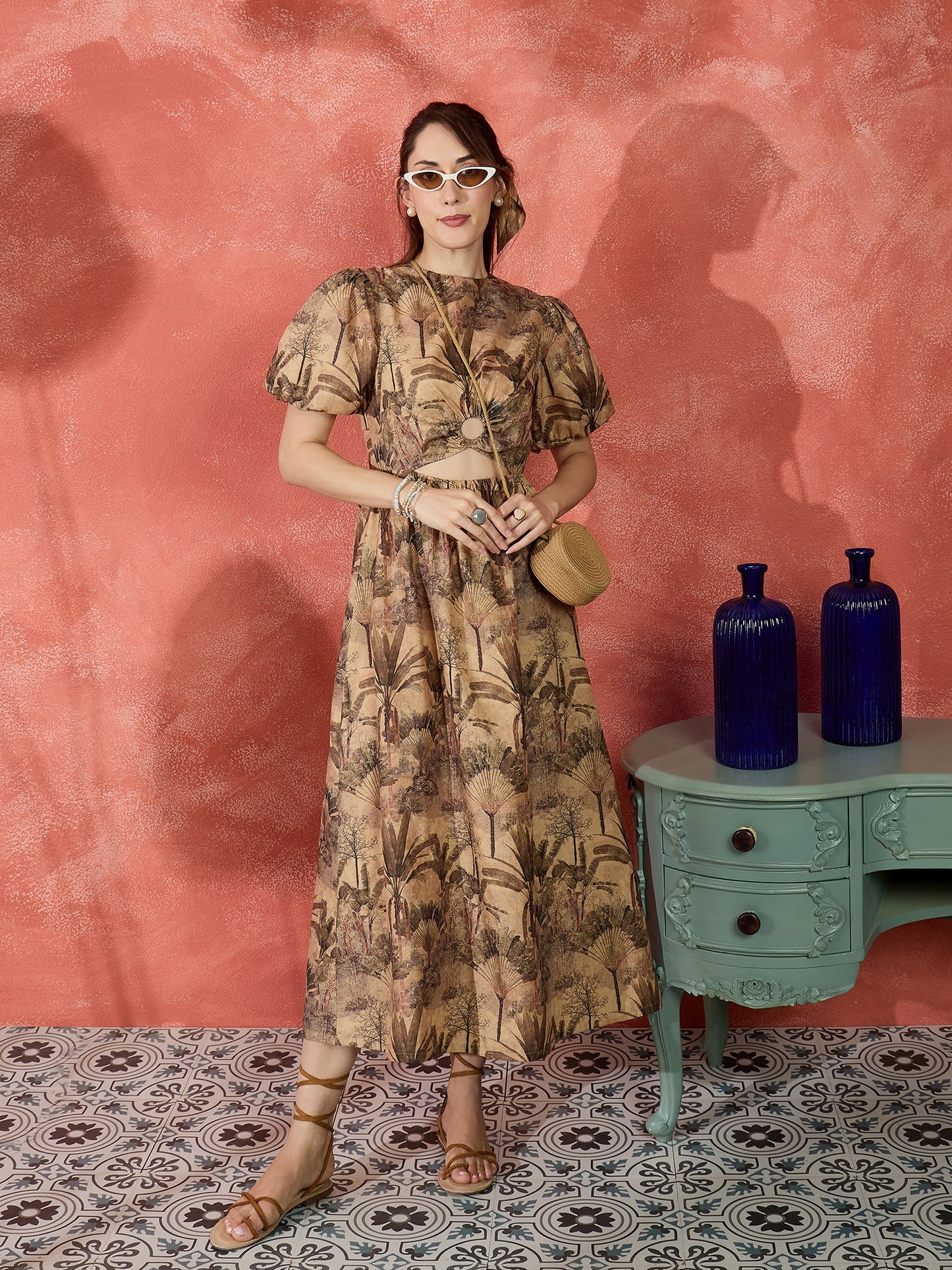 Ariana Puff Sleeve Dress