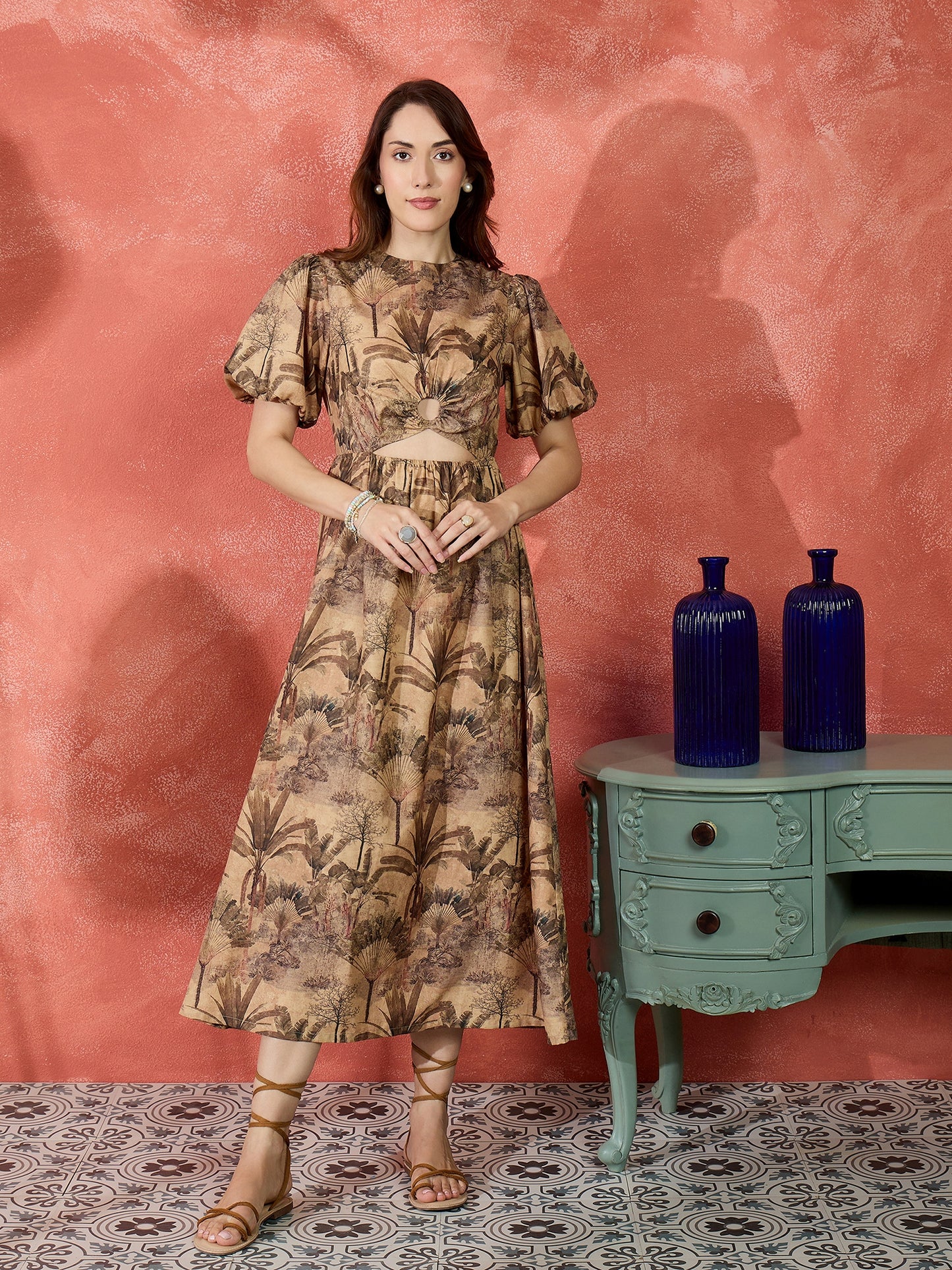 Ariana Puff Sleeve Dress