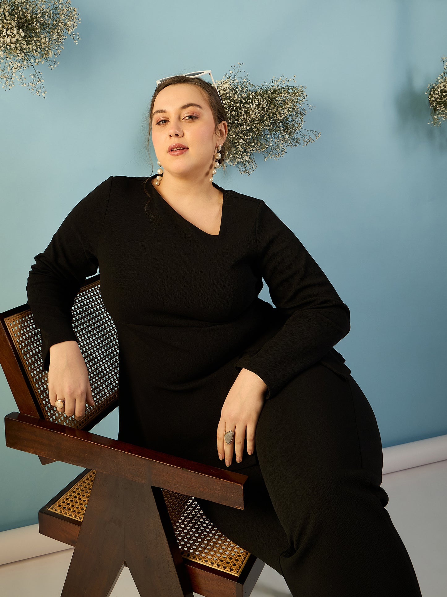 Asymmetrical Neck Co-ord Set