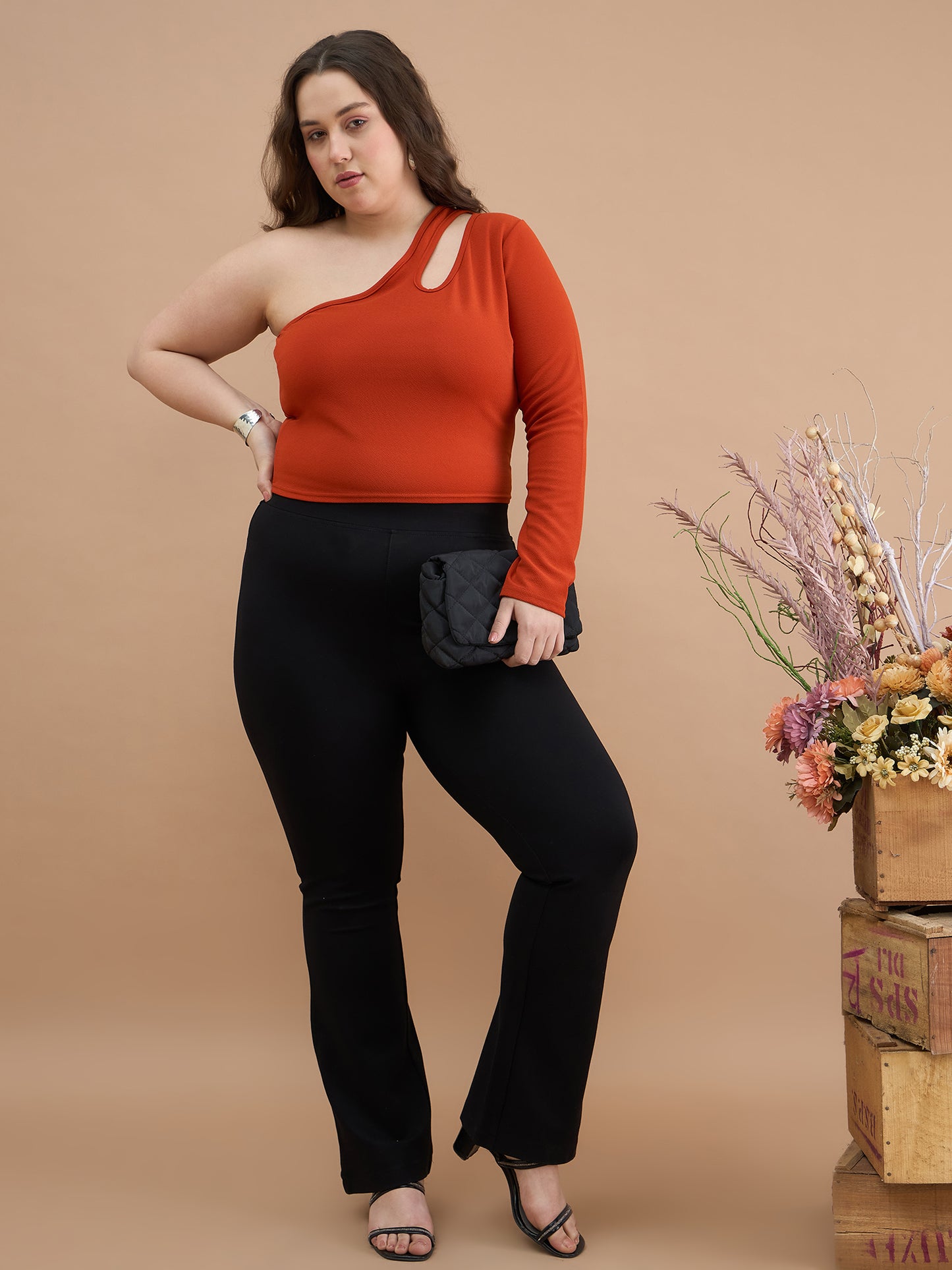 Asymmetrical Neckline Top