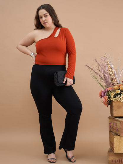 Asymmetrical Neckline Top