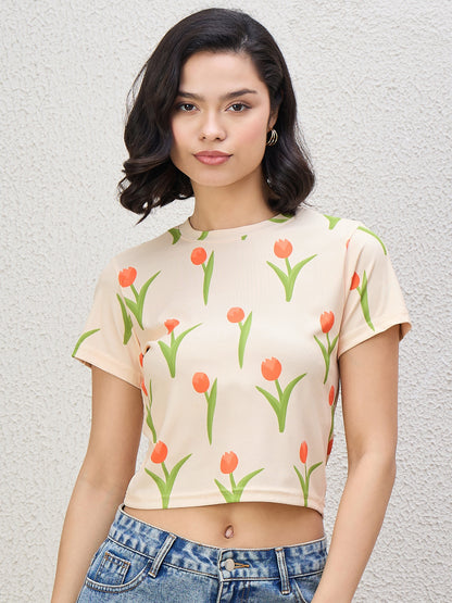 TULIP CROPPED T-SHIRT